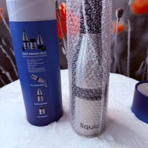 Liquid Icy Bev Cooler 2.0 Multi Function Bottle Insulator Opener Stopper